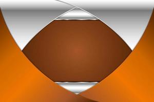 lyxig orange metallisk bakgrund vektor