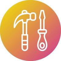 Reparatur-Tool-Vektor-Icon-Design-Illustration vektor