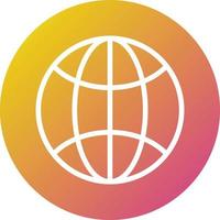 weltweite Vektor-Icon-Design-Illustration vektor