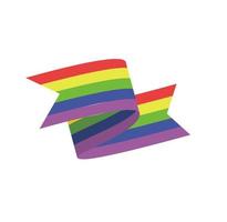 Regenbogen Flagge Band Illustration Vektor