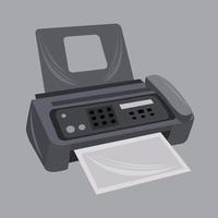 elektronisch Fax Werkzeug Vektor Illustration zum Grafik Design und dekorativ Element