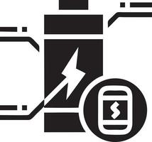 Batterie Energie Symbol Symbol Vektor Bild. Illustration von das Batterien aufladen elektrisch Symbol Design Bild. eps 10