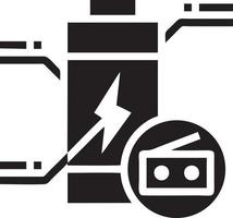 Batterie Energie Symbol Symbol Vektor Bild. Illustration von das Batterien aufladen elektrisch Symbol Design Bild. eps 10