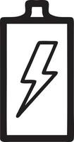 Batterie Energie Symbol Symbol Vektor Bild. Illustration von das Batterien aufladen elektrisch Symbol Design Bild. eps 10