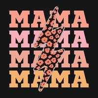 mamma leopard vektor t-shirt design