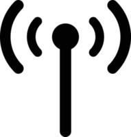 kabellos Netzwerk Symbol . Übertragung Symbol . Antenne Symbol Vektor