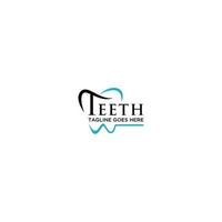 Dental Logo Design Vorlage . vektor