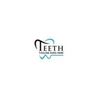 dental logotyp design mall . vektor