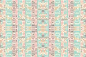 etnisk ikat egyptisk hieroglyfer mönster pastell Färg. abstrakt traditionell folk antik stam- grafisk linje utsmyckad elegant lyx årgång retro. textur textil- tyg etnisk egyptisk mönster vektor