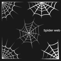 vektor vektor Spindel webb för halloween