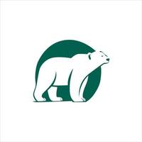 Polar- Bär wild Tier Vektor Logo