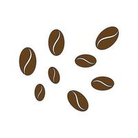 Kaffee Bohnen Symbol Illustration Vektor Grafik