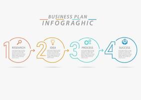 Geschäft planen Infografik vektor
