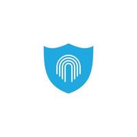 Sicherheit Logo Technologie Unternehmen, Schild Sicherheit Daten vektor