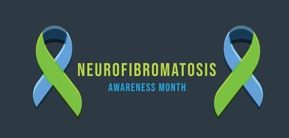 Neurofibromatose Bewusstsein Monat. Vorlage zum Hintergrund, Banner, Karte, Poster. Vektor Illustration.