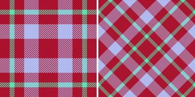 Hintergrund Textil- Stoff. prüfen Textur Vektor. Plaid Tartan nahtlos Muster. vektor