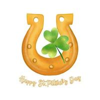 glad st. patrick's day bakgrund vektorillustration vektor