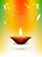 glücklich Diwali Hintergrund vektor