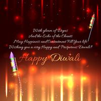 Diwali-Cracker-Hintergrund vektor
