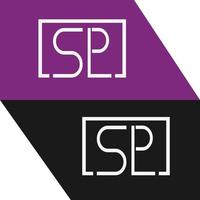 spl logotyp design vektor