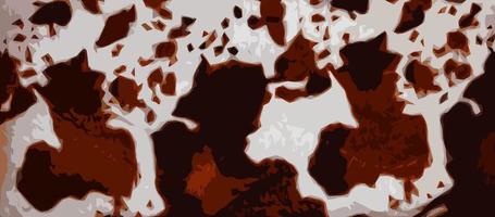 Vektor Illustration von Leopard Faux Pelz Textur mit braun Flecken. Hintergrund von künstlich Material zum Nähen.