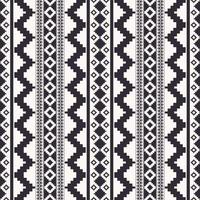 aztekisch Kelim schwarz und Weiß Streifen Muster. aztekisch Kelim geometrisch Streifen nahtlos Muster Hintergrund. ethnisch geometrisch einfarbig Muster verwenden zum Stoff, Zuhause Innere Dekoration Elemente. vektor