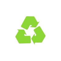 Grafik Design von Recycling Symbol. ordentlich und einfach Design vektor