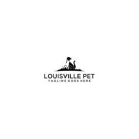 Louisville Haustier Logo Design . vektor