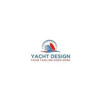 Yacht Logo Design Vektor .