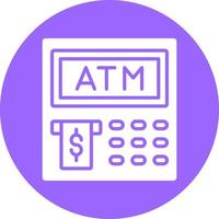 Vektor Design Geldautomat Vektor Symbol Stil