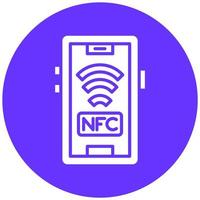 nfc Vektor Symbol Stil