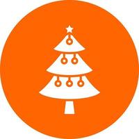 Weihnachten Baum Vektor Symbol Stil