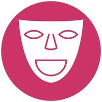 Theater Masken Vektor Symbol Stil