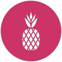 Ananas Vektor Symbol Stil