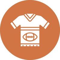 Rugby Uniform Vektor Symbol Stil