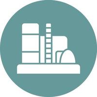Raffinerie Vektor Symbol Stil