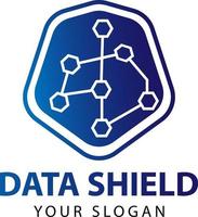 Daten Schild Logo Daten Logo vektor