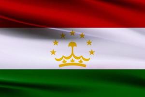 DruckenTadschikistan Flagge Vektor, Tadschikistan National Stoff Flagge Textil- Hintergrund. Symbol von International Welt asiatisch Land. Zustand offiziell Tadschikistan unterzeichnen. vektor