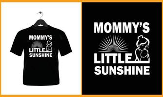 Mamas wenig Sonnenschein - - Vektor t Hemd Design