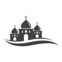 Moschee muslimische Symbol Vektor Illustration