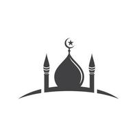 Moschee muslimische Symbol Vektor Illustration