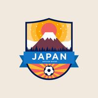 Japan VM fotbollsignaler vektor