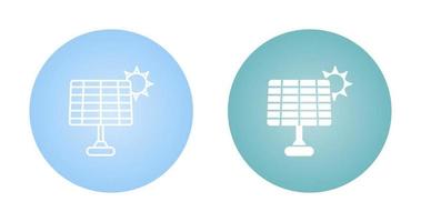 Vektorsymbol für Solarpanel vektor