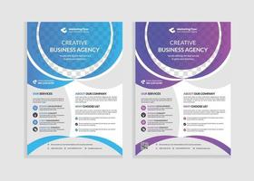 Corporate Business Flyer Design-Vorlage vektor