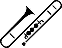 trumpet instrument ikon symbol design vektor bild. illustration av musikalisk trumpet horn vektor design bild. eps 10