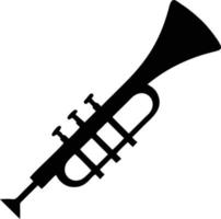 trumpet instrument ikon symbol design vektor bild. illustration av musikalisk trumpet horn vektor design bild. eps 10