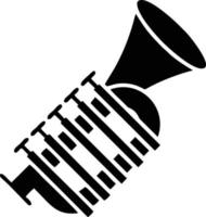 trumpet instrument ikon symbol design vektor bild. illustration av musikalisk trumpet horn vektor design bild. eps 10