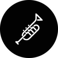 trumpet instrument ikon symbol design vektor bild. illustration av musikalisk trumpet horn vektor design bild. eps 10