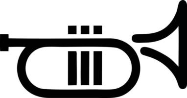 trumpet instrument ikon symbol design vektor bild. illustration av musikalisk trumpet horn vektor design bild. eps 10