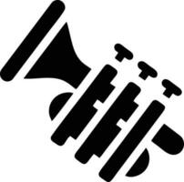 trumpet instrument ikon symbol design vektor bild. illustration av musikalisk trumpet horn vektor design bild. eps 10